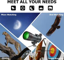 20-60x65 Spotting Scope with Full Size Tripod, Phone Adapter, Controller and Cle