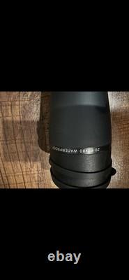 20-60x80 Angled Spotting Scope 60x Zoom Waterproof Black FMC 80mm Lens
