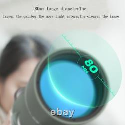 20-60x80 Spotting Scope withDual Speed Focus-Waterproof Fogproof for Bird Watching