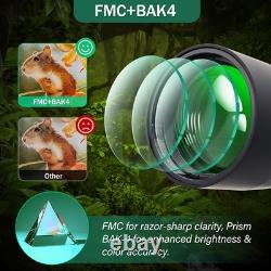 25-75x100 Spotting Scopes, Spotter Scope with Metal Tripod, BAK4 for Bird Watchi