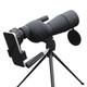 25-75x60 Hd Spotting Scope Powerful Monocular Zoom Telescope Bak4 Prismwaterprof