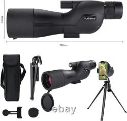 25-75x60 Spotting Scope for Adults High Powered, Watching with Tripod, Ideal for