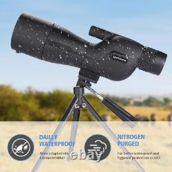 25-75x60 Spotting Scope for Adults High Powered, Watching with Tripod, Ideal for