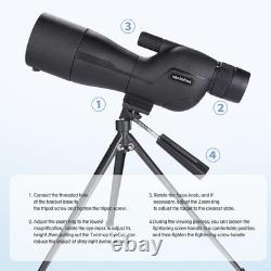 25-75x60 Spotting Scope for Adults High Powered, Watching with Tripod, Ideal for