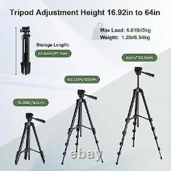 25-75x60 Spotting Scope with 64in Tripod, Carry Bag Clear Low Light Green