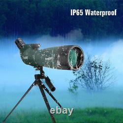 25-75x70mm Hunting Spotting Scope BAK4 Prism Monocular Zoom Telescope + Tripod