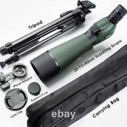 25-75x80 Rifle Scope Camouflage Edition for Birdwatching/Wildlife Observation
