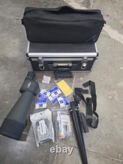 #5649 Barska Blackhawk Spotting Scope 25-125x88mm withTripod & Hard Case Rubber
