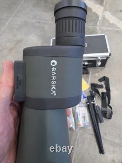 #5649 Barska Blackhawk Spotting Scope 25-125x88mm withTripod & Hard Case Rubber