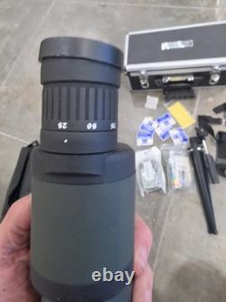 #5649 Barska Blackhawk Spotting Scope 25-125x88mm withTripod & Hard Case Rubber