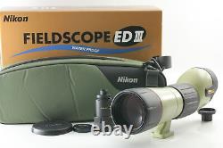 Almost Mint in Box Nikon Fieldscope ED III EDIII D=60 40x W DS Case From Japan