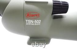 Almost Unused with tripod Kowa Spotting Scope TSN-502 20-40x waterproof JAPAN