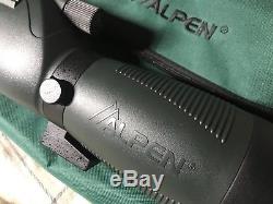 Alpen 15-45x60 Compact Waterproof Angled Spotting Scope Kit, 45 Degree 728N