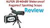 Alpen 20 60x80 Waterproof Fogproof Spotting Scope Review Best Spotting Scopes