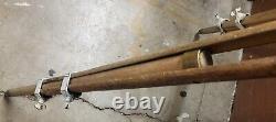 Antique Wood Surveyor Tripod Transit Level Converted to Spotting Scope Stand