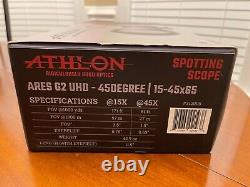 Athlon Ares G2 UHD 15-45x65 Spotting Scope