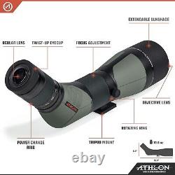 Athlon Ares G2 UHD 20-60x85mm 45° Angled Degree Hunting Spotting Scope 312008
