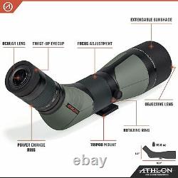 Athlon Optics Ares G2 UHD 20-60×85 45 Degree Spotting Scope