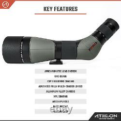 Athlon Optics Ares G2 UHD 20-60×85 45 Degree Spotting Scope