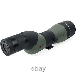 Athlon Optics Argos 20-60x85 HD Spotting Scope, Straight Angle + Tactical Kit