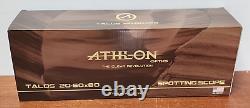 Athlon Optics Talos 20-60x80 Outdoor Hunting Spotter Scope Black/Desert Tan NEW