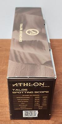 Athlon Optics Talos 20-60x80 Outdoor Hunting Spotter Scope Black/Desert Tan NEW