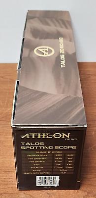 Athlon Optics Talos 20-60x80 Outdoor Hunting Spotter Scope Black/Desert Tan NEW