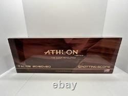 Athlon Talos 20-60x80mm Angled Spotting Scope Open Box (New, Never Used)