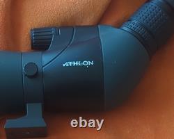 Athlon Talos Angled Spotting Scope 20-60x Zoom 80mm Objective Black