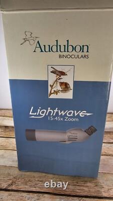 Audubon Lightwave Spotting Scope 15-45x Zoom (Stand and case included)