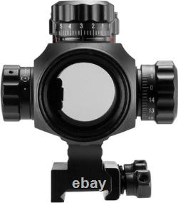 BARSKA AC12176 1x35 Red Dot Rifle Scope Illuminated 1x35mm, Matte Black
