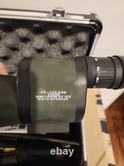 BARSKA Spotting Scope 25-125X88 + Tripod And Case