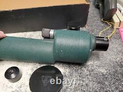 BAUSCH LOMB 20x60 SPOTTING SCOPE WITH 30X & 20X BALscope EYEPIECES OLD VINTAGE