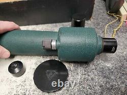 BAUSCH LOMB 20x60 SPOTTING SCOPE WITH 30X & 20X BALscope EYEPIECES OLD VINTAGE