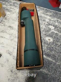 BAUSCH LOMB 20x60 SPOTTING SCOPE WITH 30X & 20X BALscope EYEPIECES OLD VINTAGE