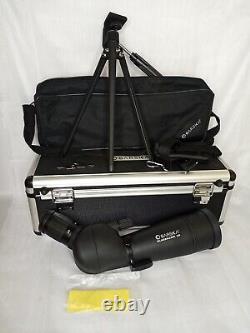 Barska 20-60x60mm Blackhawk ED Spotting Scope Angled, Tripod, 2 Keys, Strap, Case