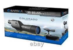 Barska 20-60x60mm Zoom Colorado Waterproof Spotting Scope Case Tripod CO11502