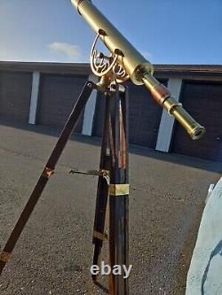 Barska Anchormaster Classic Luxury Brass Telescopes with Tripod, 32x80, AA10620