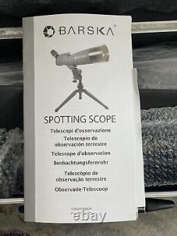 Barska Blackhawk Angled Spotting Scope 20-60x 60mm with Tripod & Case, AD11284