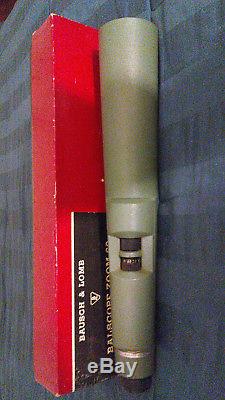 Bausch & Lomb Balscope Zoom 60 Made in U. S. A. Near mint cond. Early 1960's