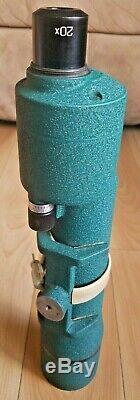 Bausch & Lomb Scope 20X Military Spotting Hunting Made in USA with Leather Case