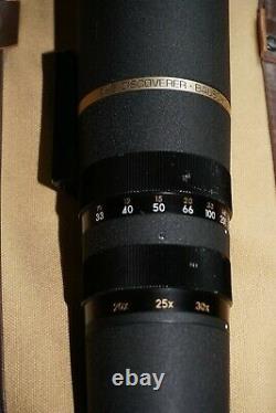 Bausch and Lomb Discoverer Zoom Telescope 60mm Multi-coated Optics 15-60x