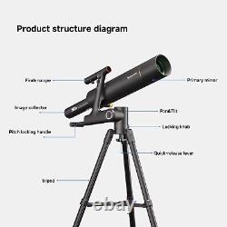 BeaverLAB Smart Digital Spotting Scopes with Tripod, 500mm Long Focal Length