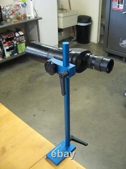 Bench Mount Spotting Scope Stand With Extension Rod made in the USA
