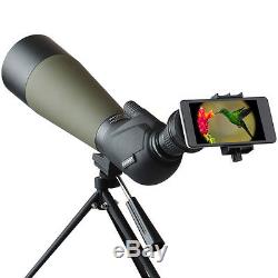 Brand New 20-60x80 Zoom Bird Spotting Scope Telescope With Tripod for Hunting Bird