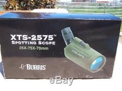 Burris XTS-2575 25x-75x-70mm Spotting Scope Model # 300101 New