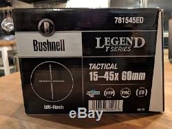 Bushnell 15-45x60 Legend T Series Tactical Spotting Scope, Mil Reticle 781545ED