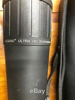 Bushnell Legend Ultra HD Spotting Scope 20-60x 80mm