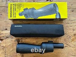 Bushnell Spacemaster Black Armored 60mm Telescope with 15-45x Zoom Eyepiece / USED