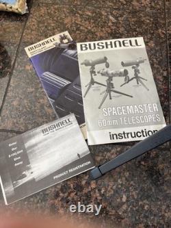 Bushnell Spacemaster Camo Armored Field Kit 60mm Spotting Scope Tripod Case Zoom